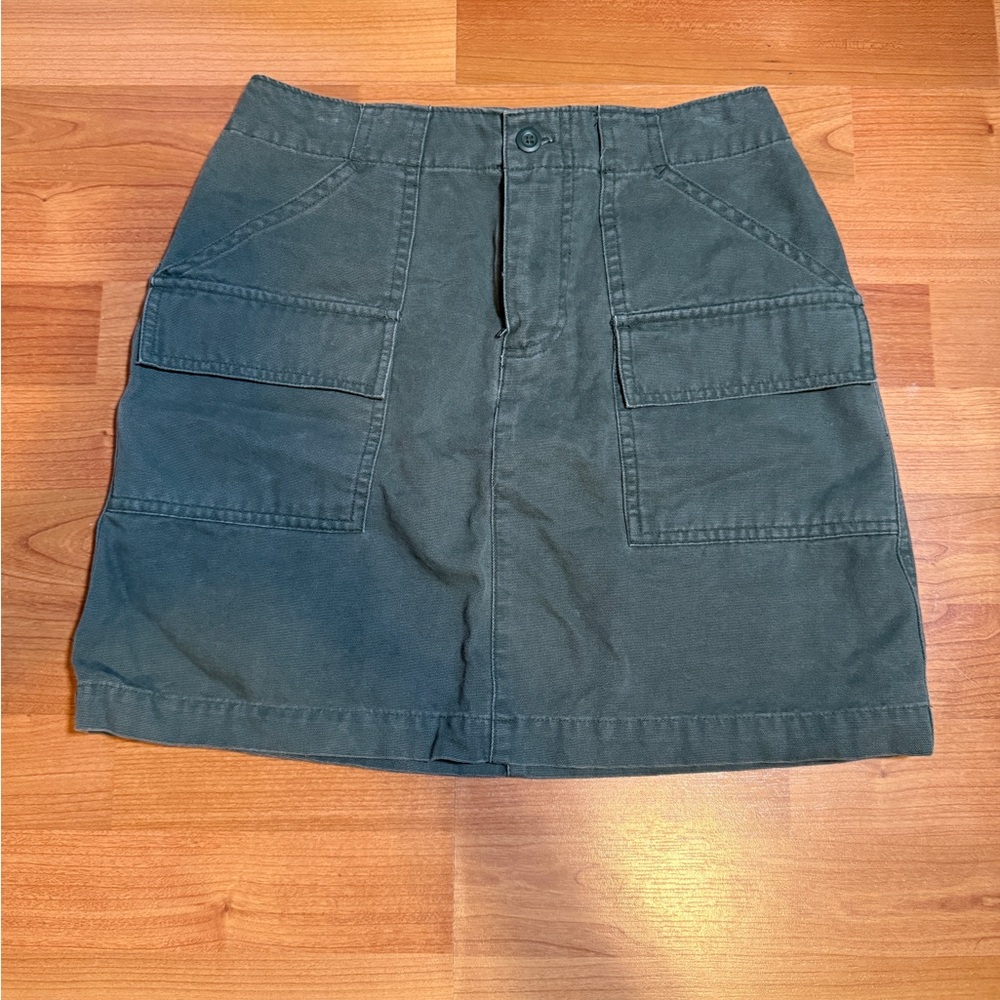 Women's Green Cargo Shorts